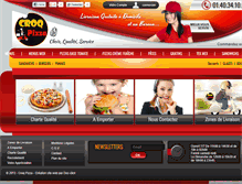 Tablet Screenshot of pizza-croq.com